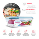 SOMENTE HOJE | Kit 15 Frascos Herméticos de Vidro + BRINDES: 10 Copos de Vidro Aruba