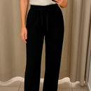 [PAGUE 3, LEVE 5] Calça Soline com Cintura Elástica em Poliamida, Poliéster e Spandex